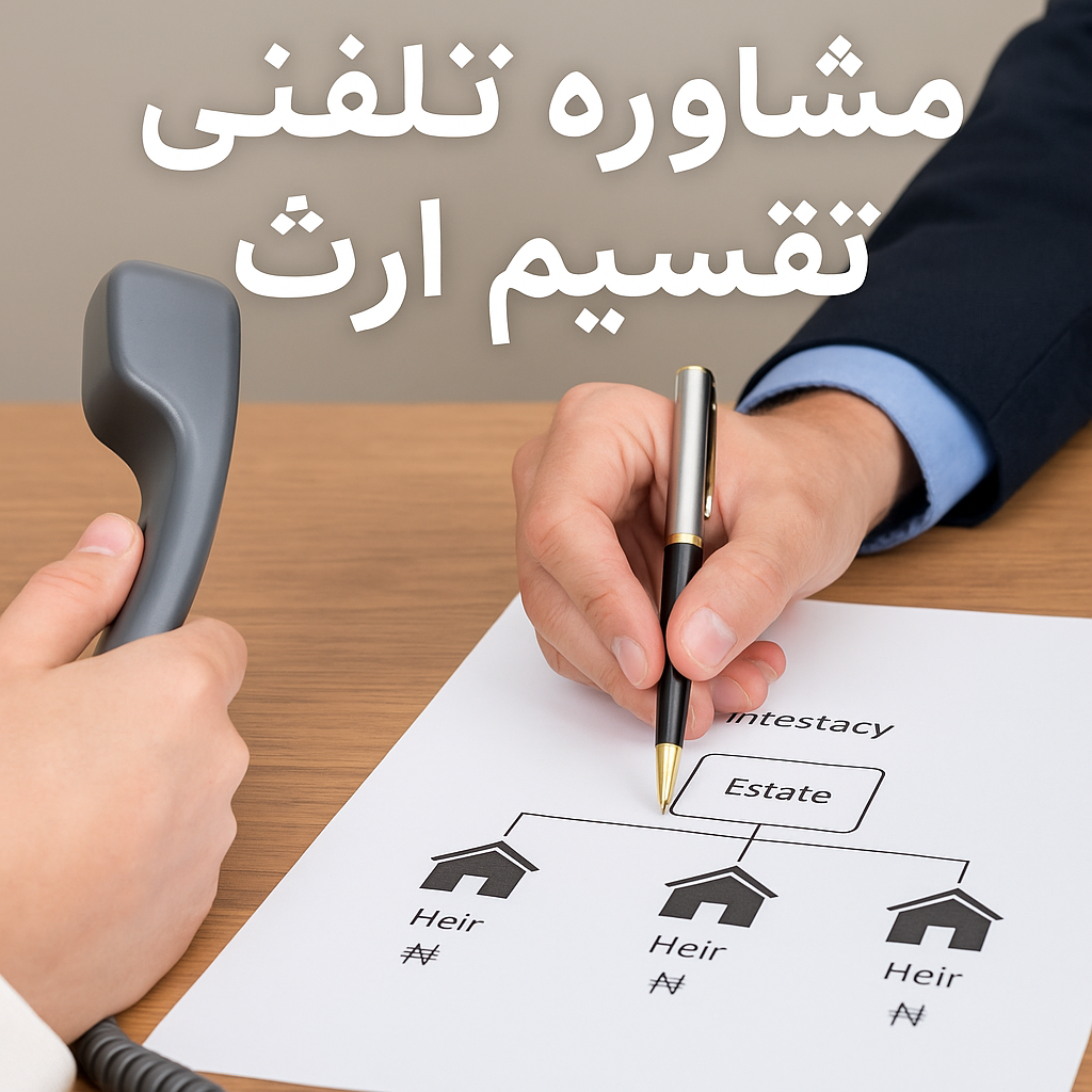 مشاوره تلفنی تقسیم ارث