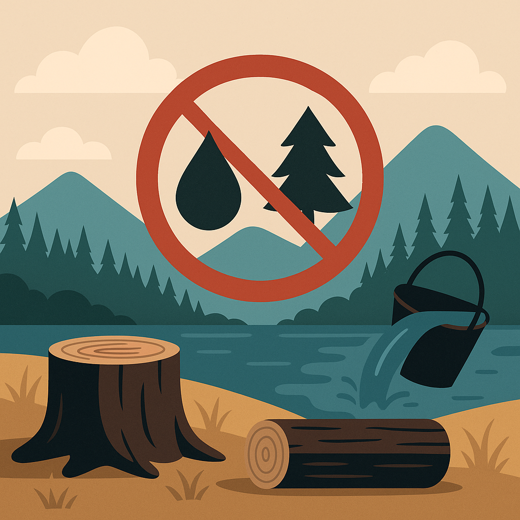 جرایم انرژی و منابع طبیعی، برداشت غیرمجاز از آب و جنگل