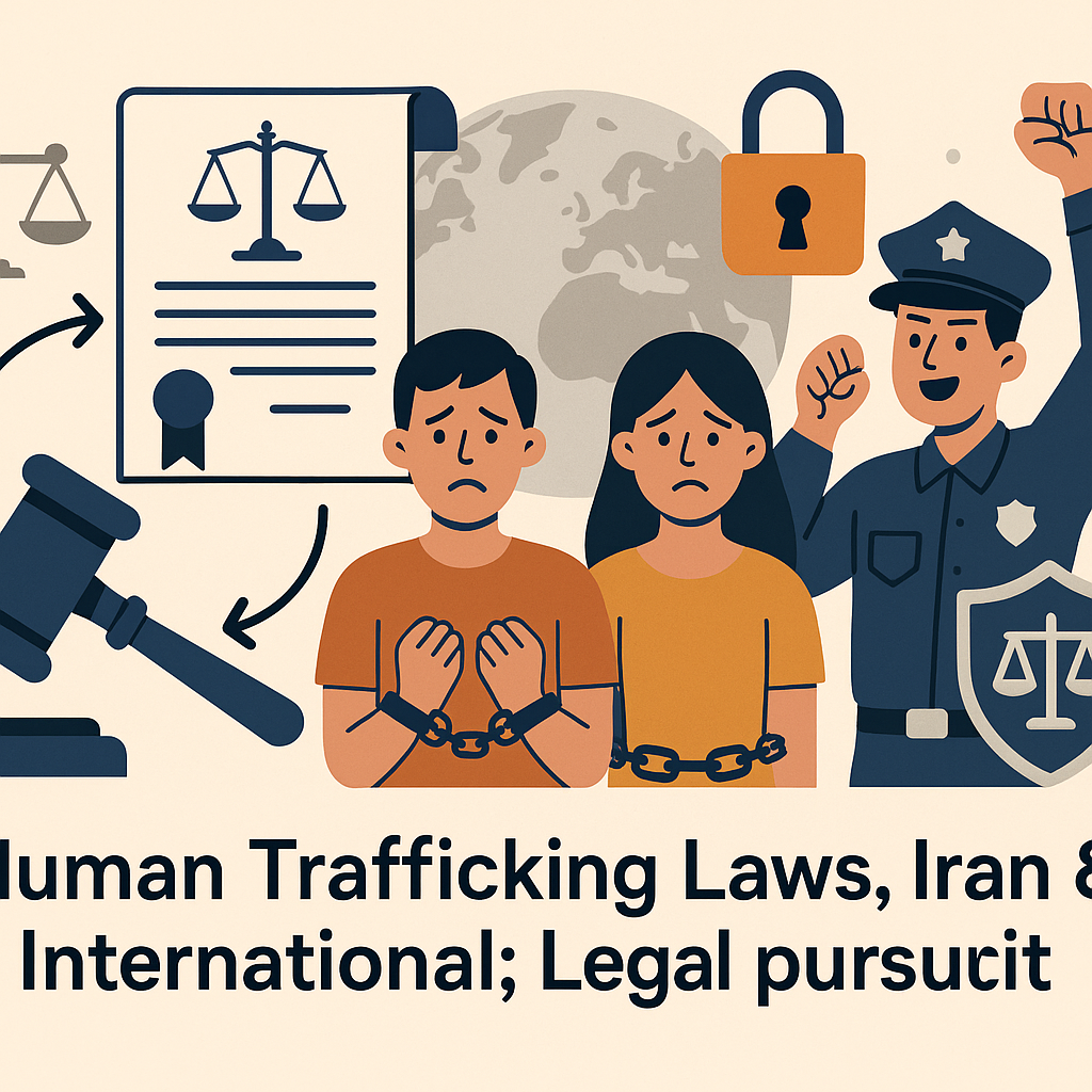 قاچاق انسان، قوانین ایران و بین‌الملل