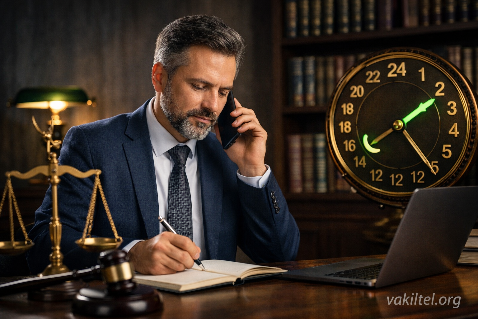 مشاوره حقوقی تلفنی ۲۴ ساعته با وکیل متخصص